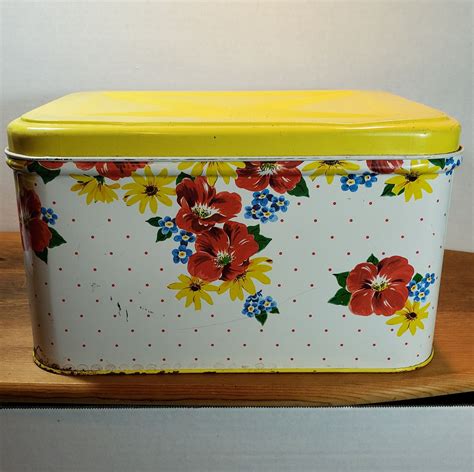 vintage metal bread box hinged lid|Amazon.com: Vintage Metal Bread Box.